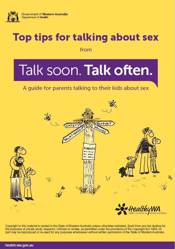 Top tips from Talk soon. Talk often. flyer